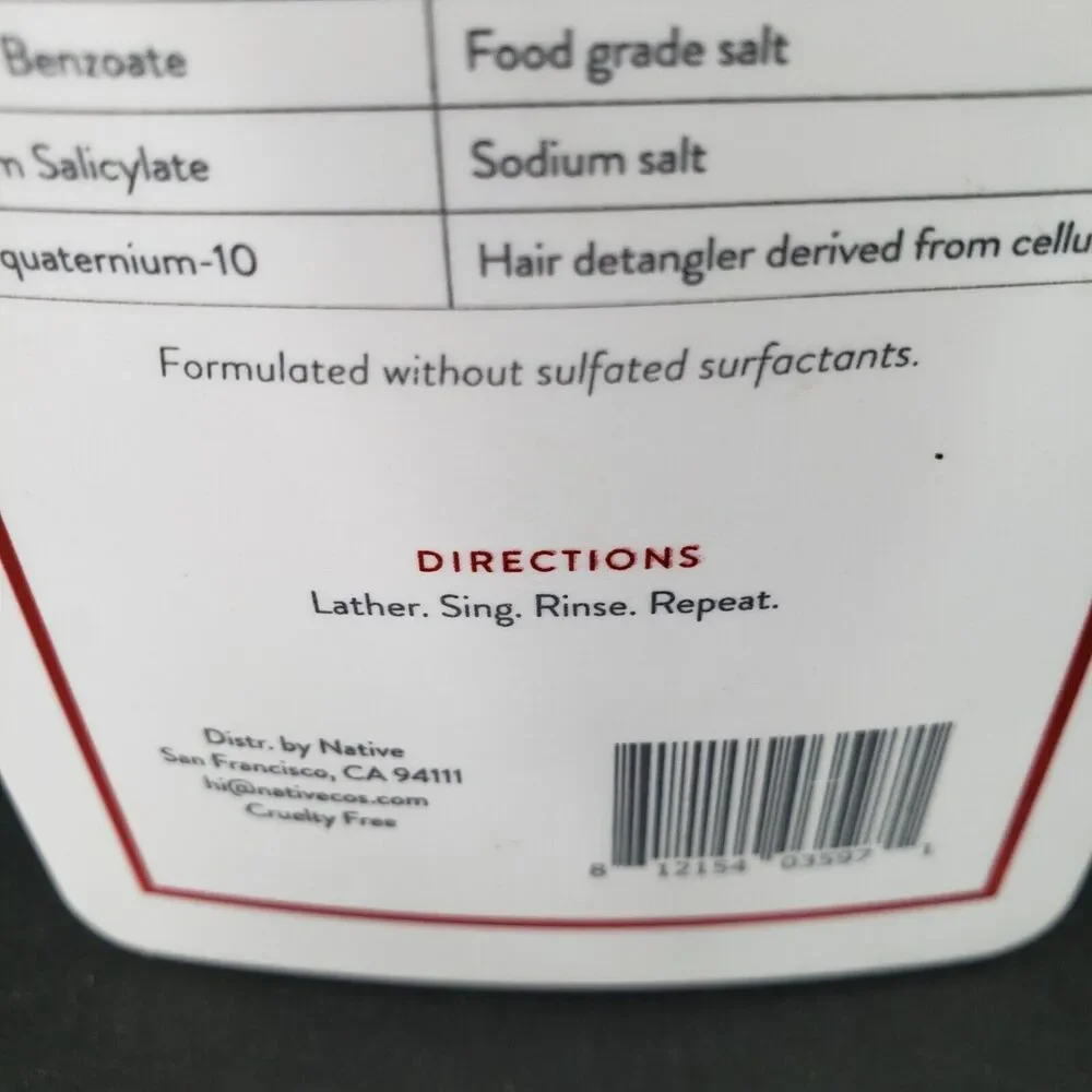 Native Hair Warm Cider & Cinnamon Moisturizing Shampoo 16.5 oz Pump
